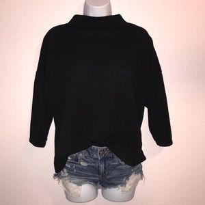 Carly Jean LA black sweatshirt